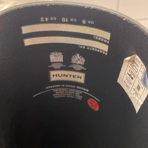 Hunter Original Refined Back Strap boots - Picture 4 of 13